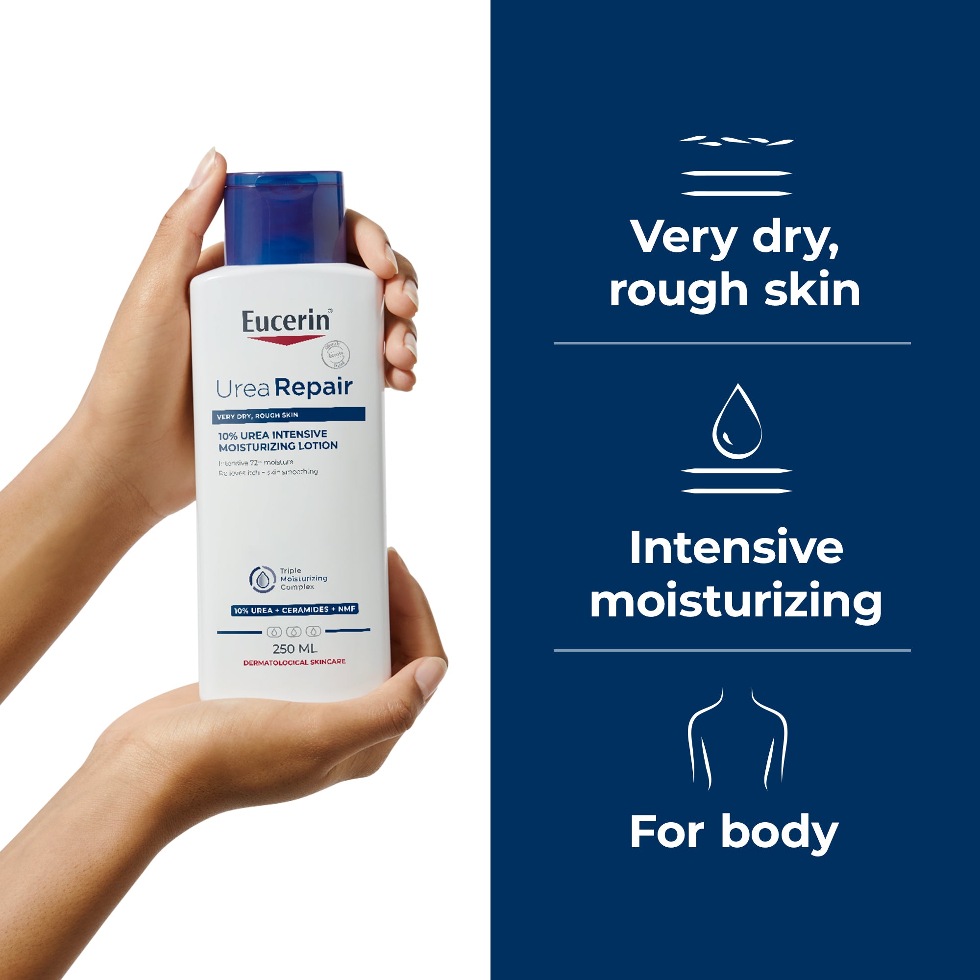 Eucerin UreaRepair Plus 10% Urea Body Lotion with Ceramide, 250ml