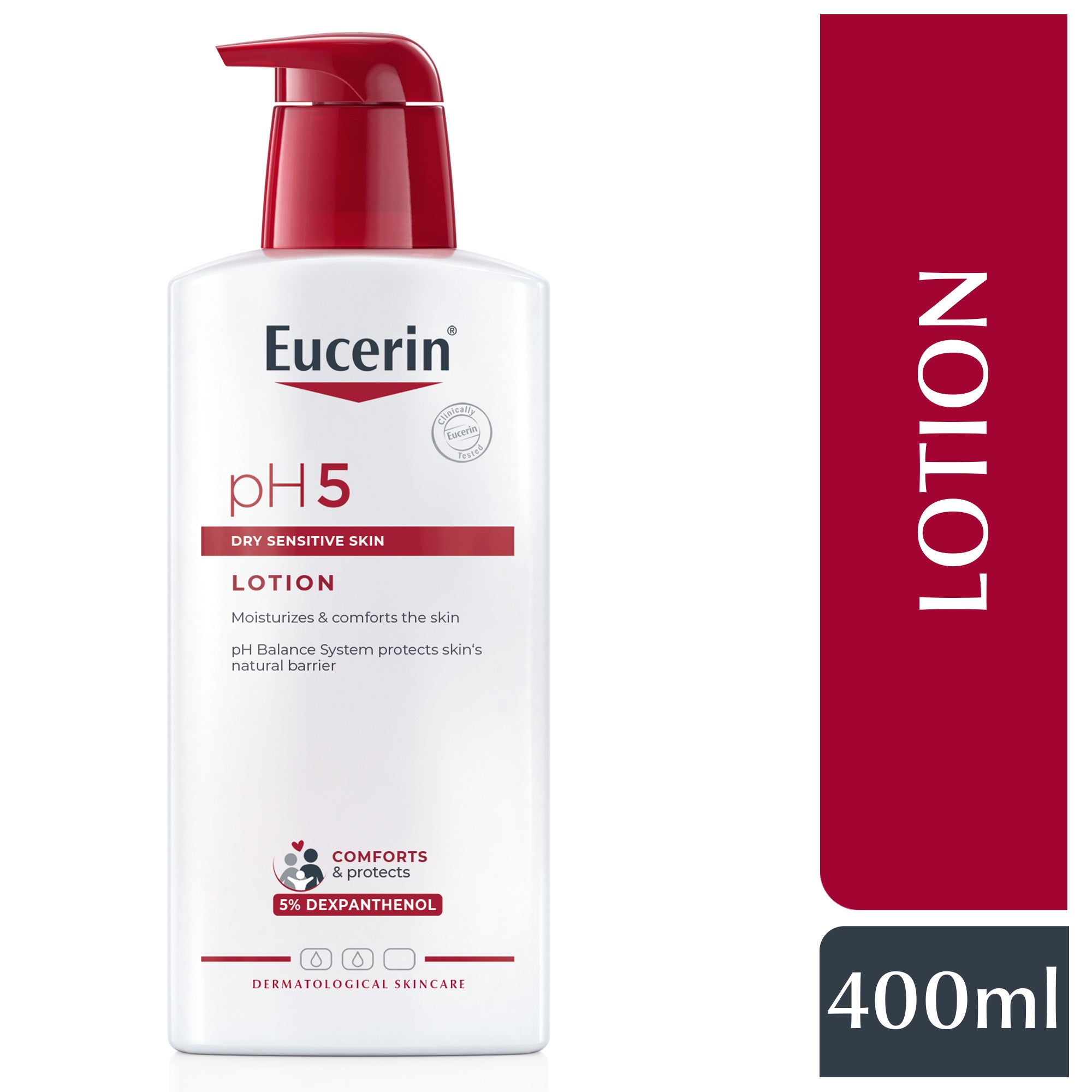 Eucerin pH5 Body Lotion with Dexpanthenol and Hyaluronic Acid, 400ml