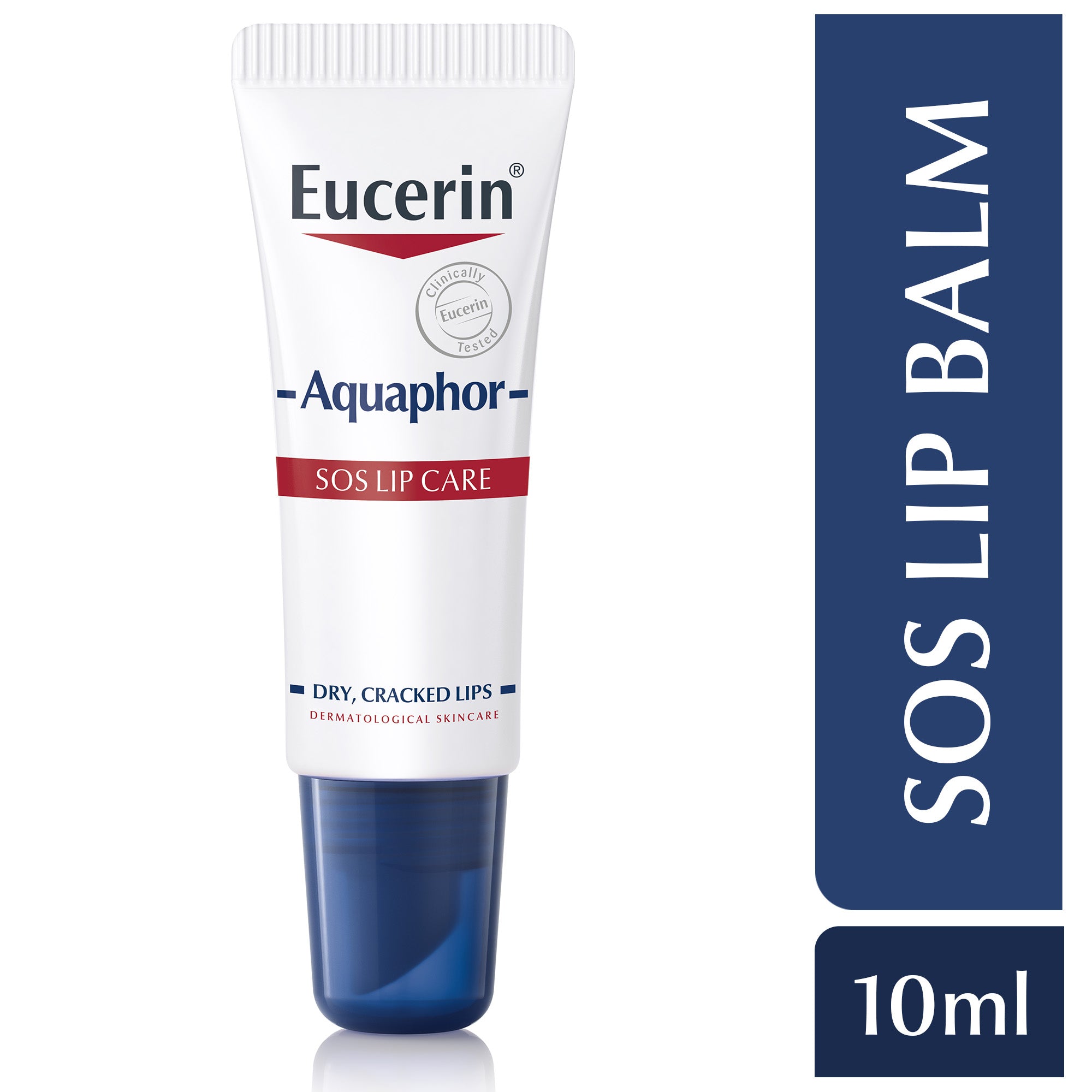 Eucerin Aquaphor SOS Lip Repair Lip Balm, 10ml