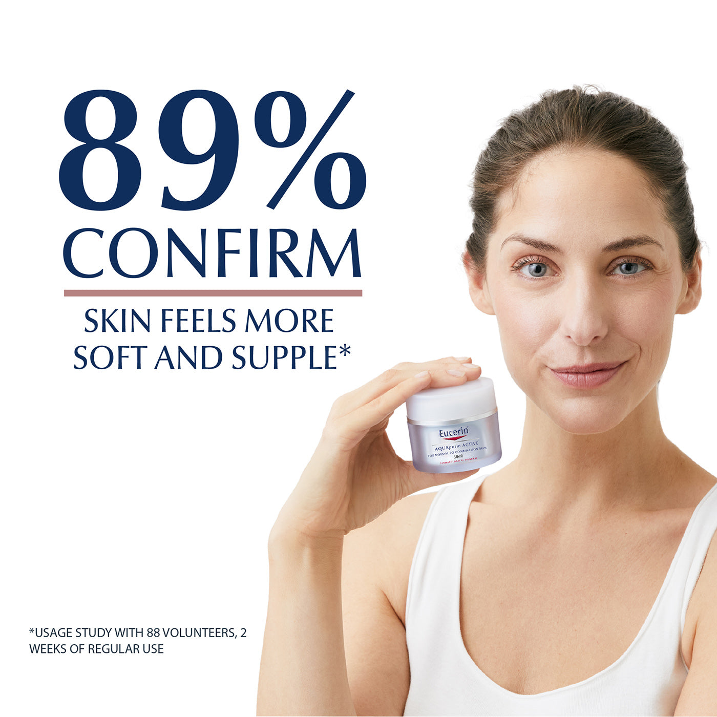 Eucerin Aquaporin Active Light Face Day Cream with Gluco-Glycerol, 50ml