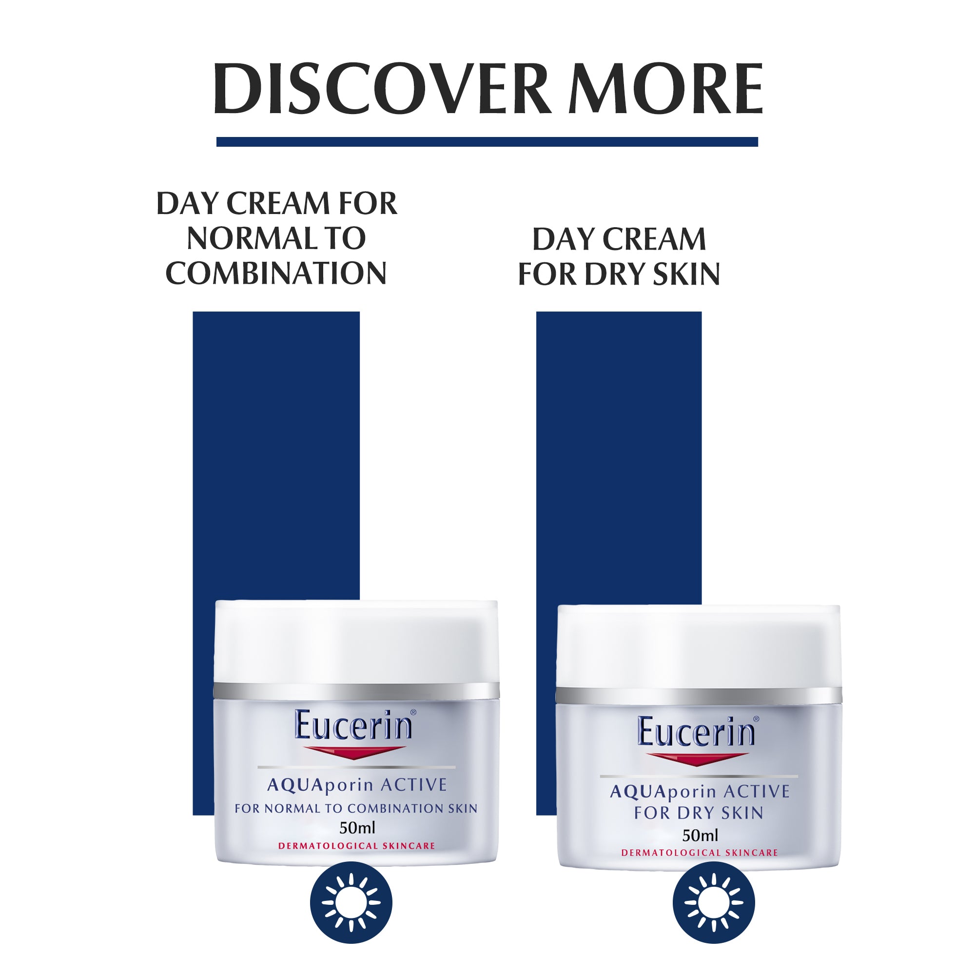 Eucerin Aquaporin Active Rich Face Day Cream with Gluco-Glycerol and Hyaluronic Acid, 50ml