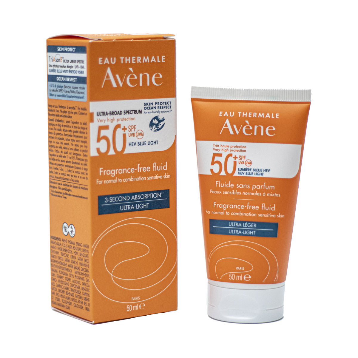 Avene Fluide Very High Protection Fragrance Free SPF 50+ 50ML