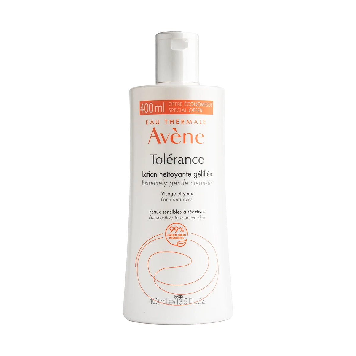 Avene Tolerance Gel Cleansing Lotion 400ML