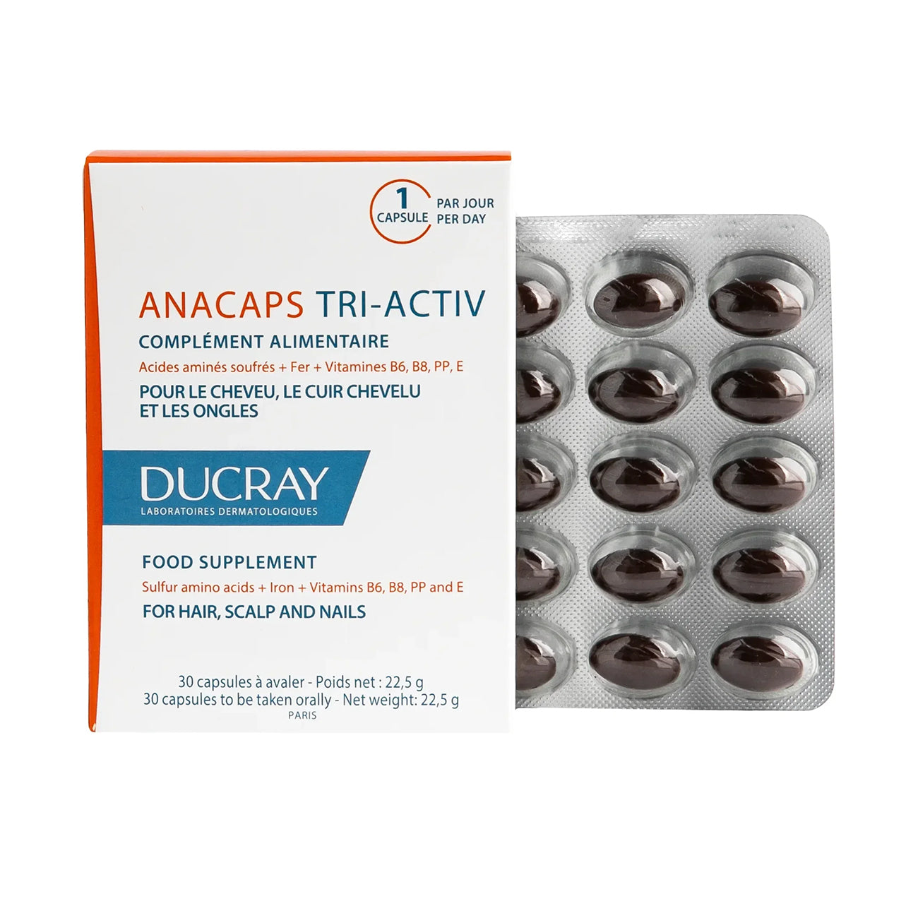 Ducray Anacaps Tri-Active 30 CAPSULES