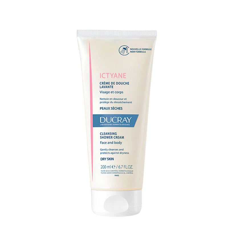 Ducray Ictyane Anti-Dryness Cleansing Shower Cream 200ML