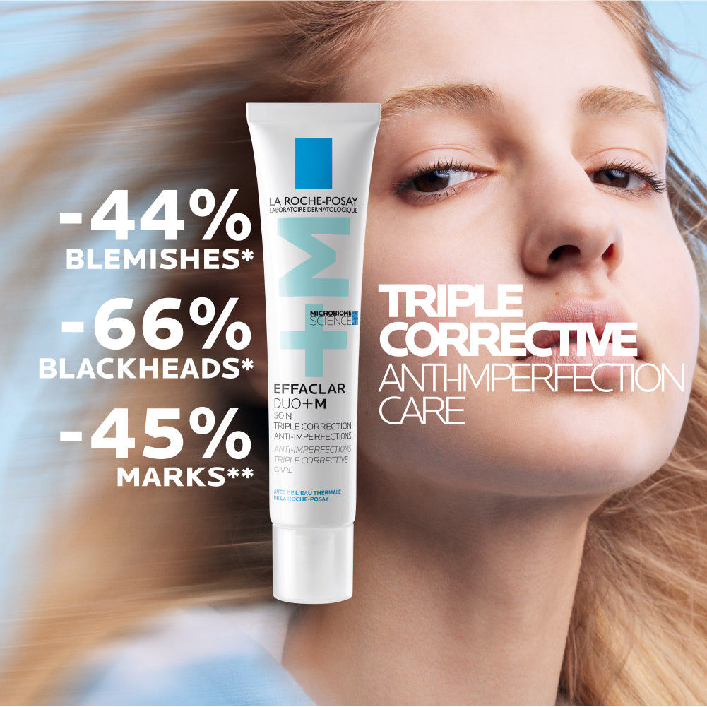 La Roche-Posay Effaclar Duo+M Acne Treatment Cream for Oily and Acne Prone Skin 40ml