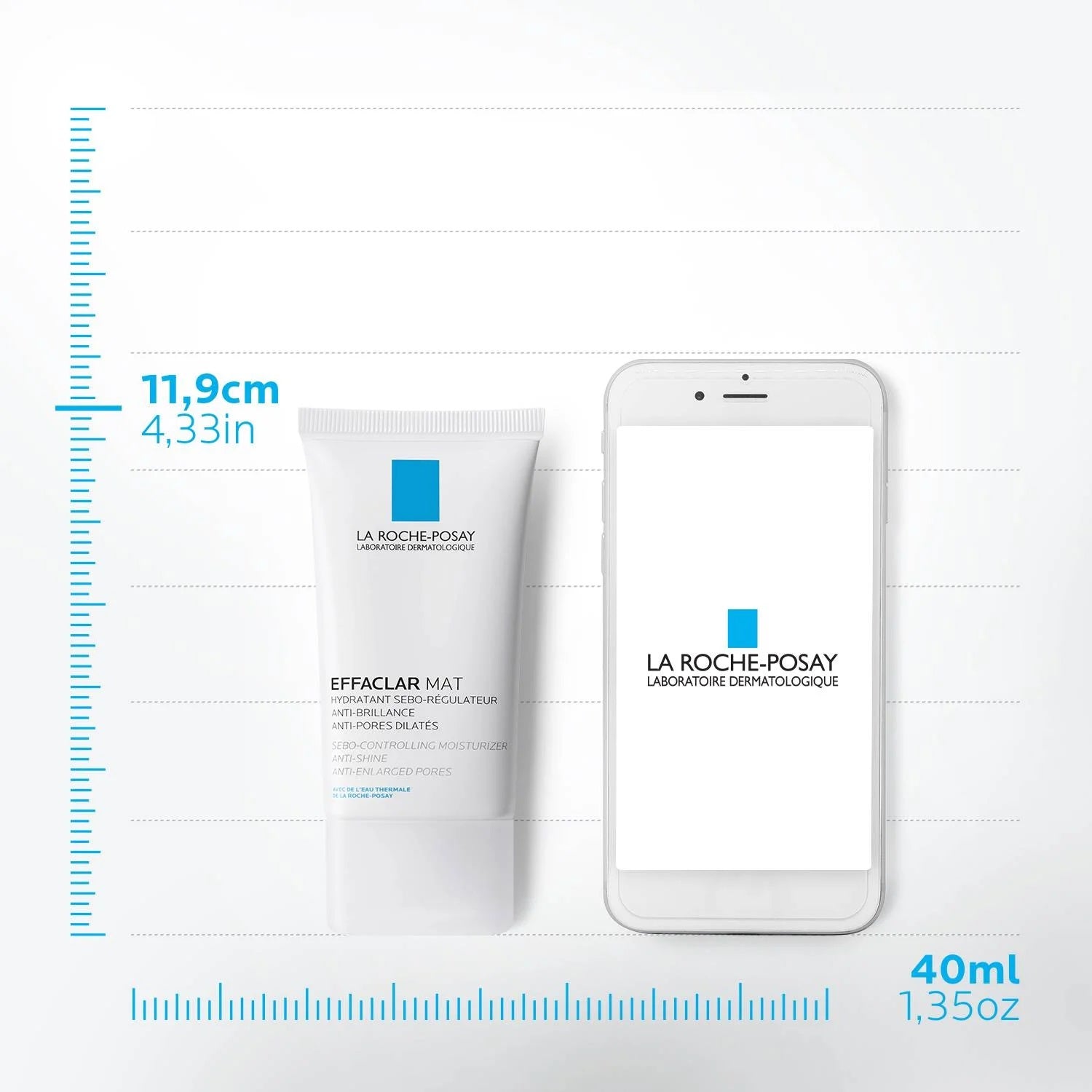 La Roche-Posay Effaclar MAT Mattifying Moisturizer for Oily Skin 40ml