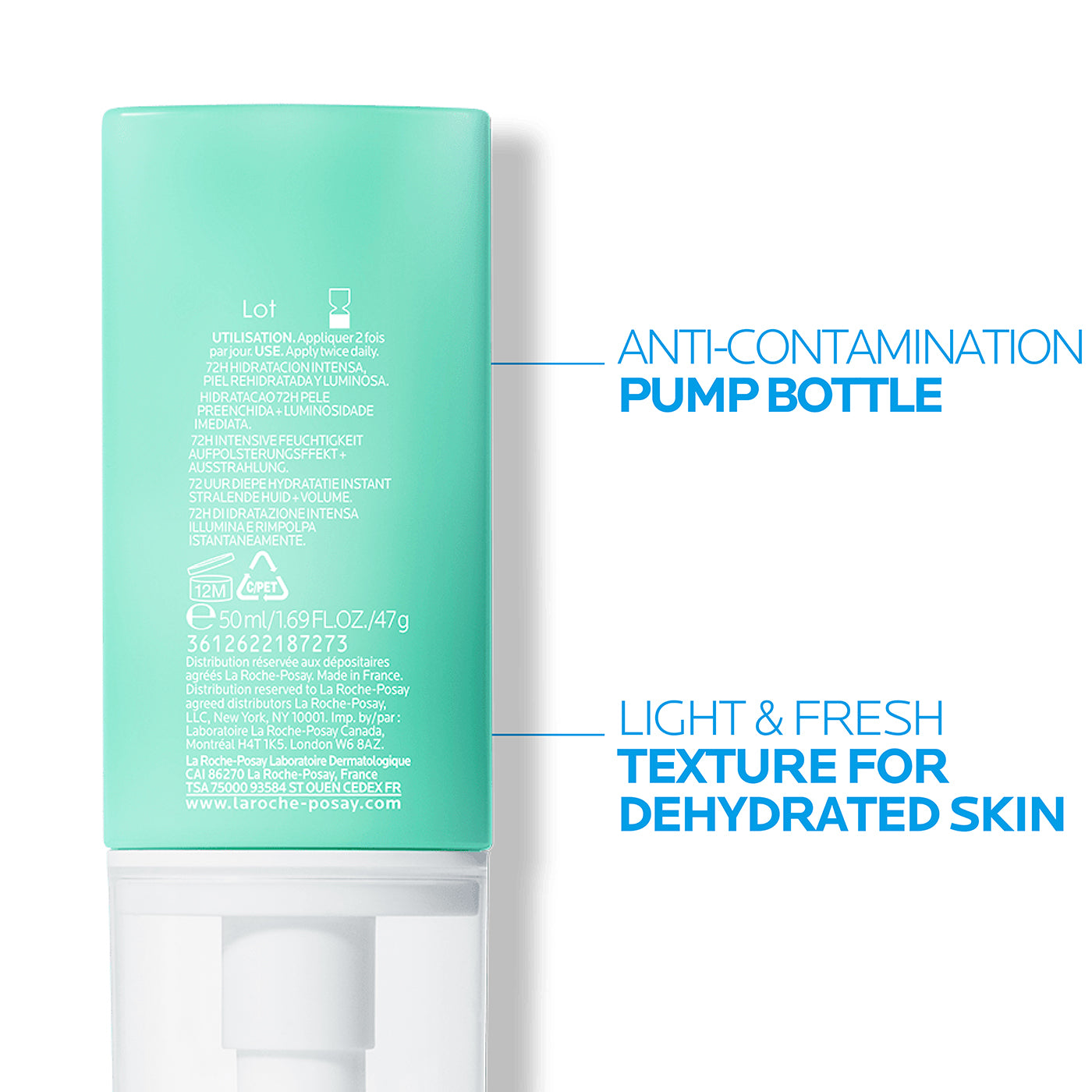 La Roche-Posay Hydraphase HA Light Moisturiser for Sensitive Skin 50ml