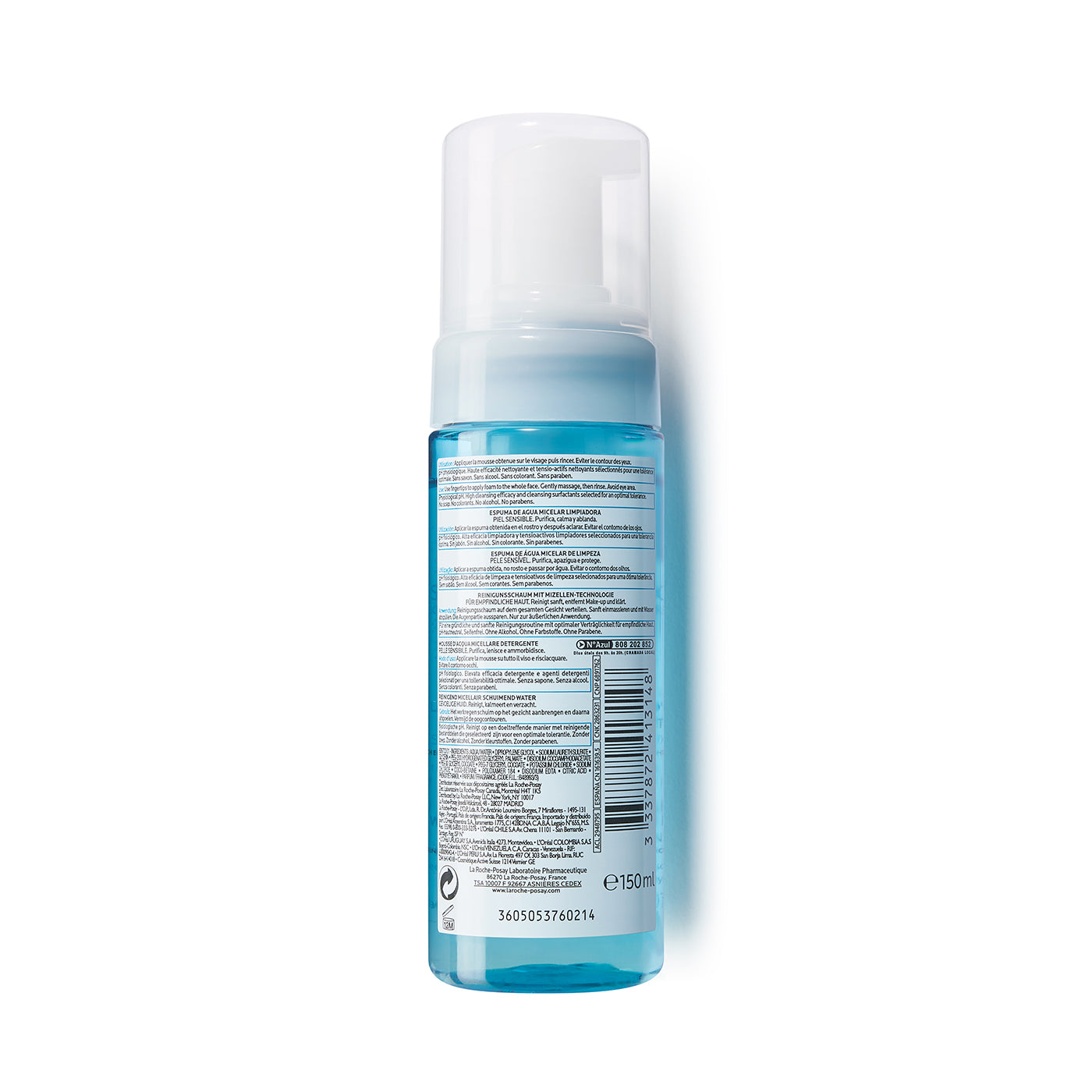 La Roche-Posay Physiological Foaming Water for Sensitive Skin 150ml
