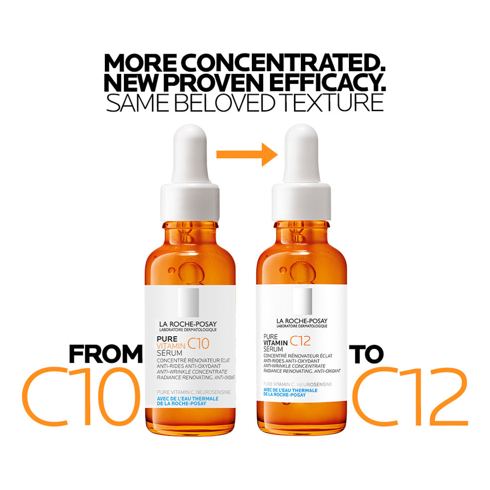 La Roche Posay 12% Pure Vitamin C Anti-Aging Face Serum For All Skin Types 30ml