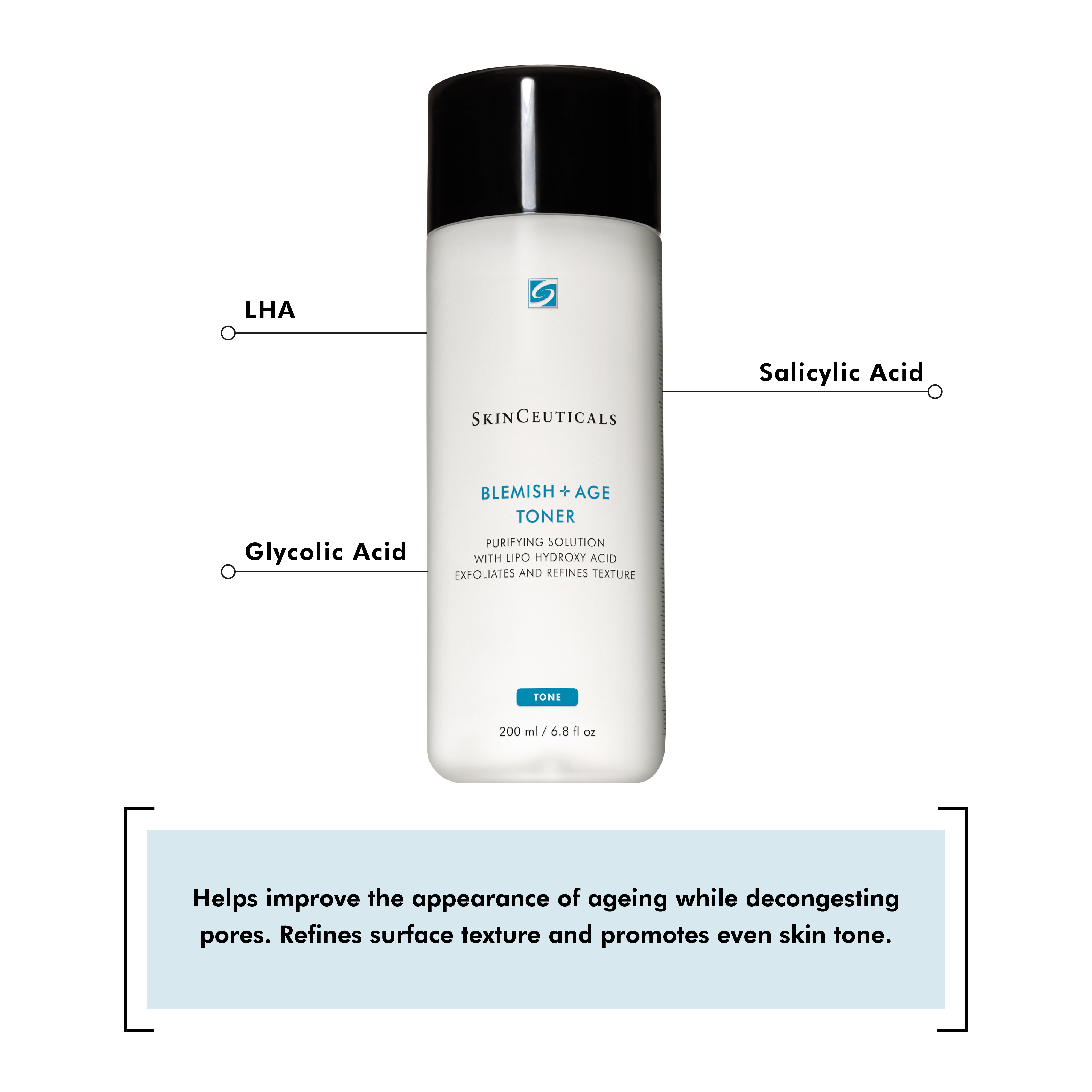 SkinCeuticals Blemish & Age Toner for Oily & Acne Skin 200ml