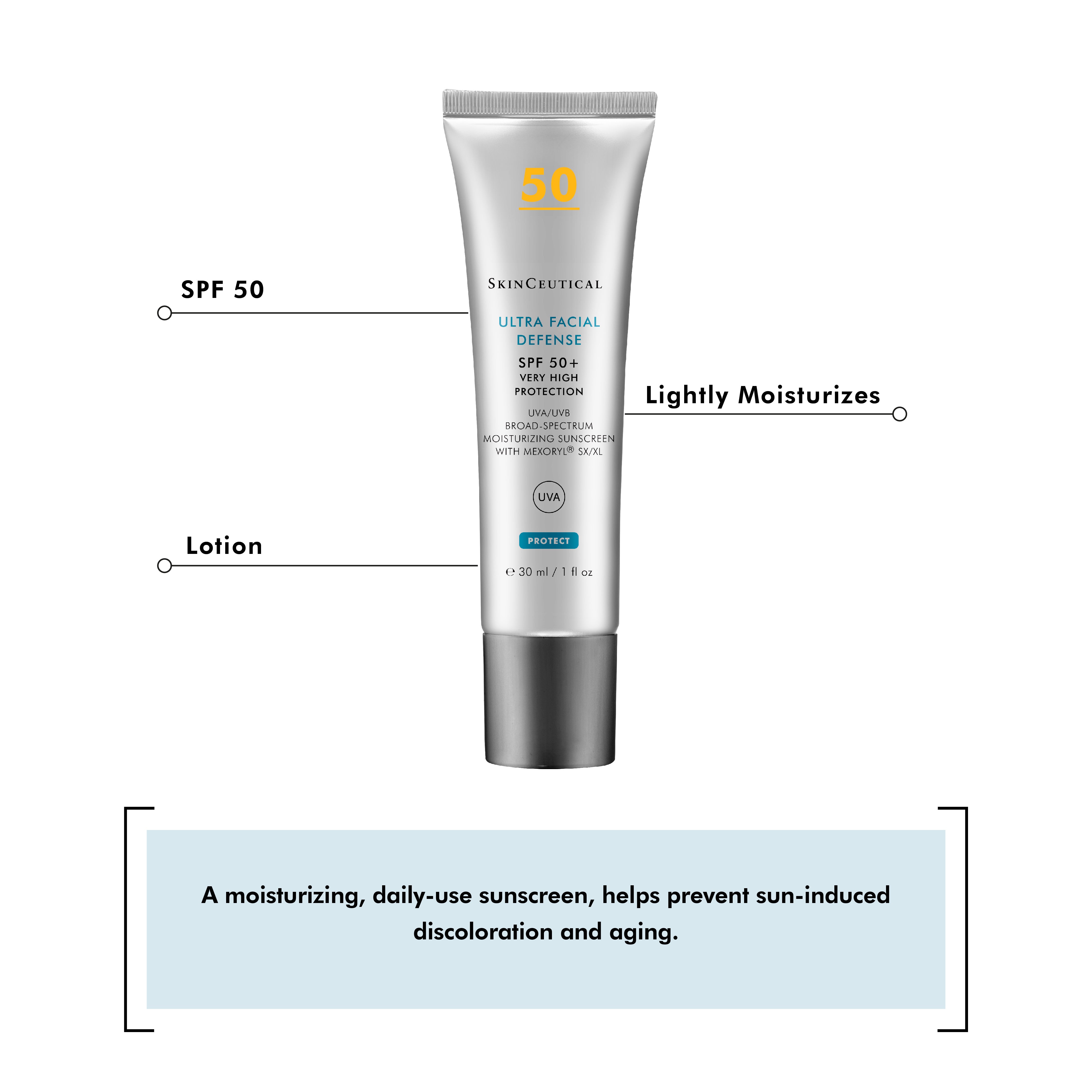 SkinCeuticals Ultra Facial Defense Sunscreen SPF50+ for All Skin Types 50ml