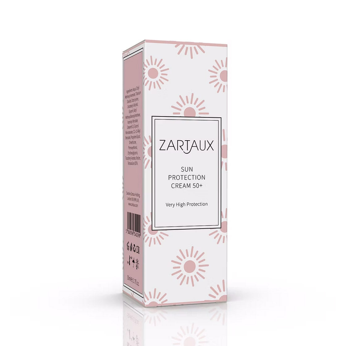 Zartaux Sun Protection Cream 50+ 50ml