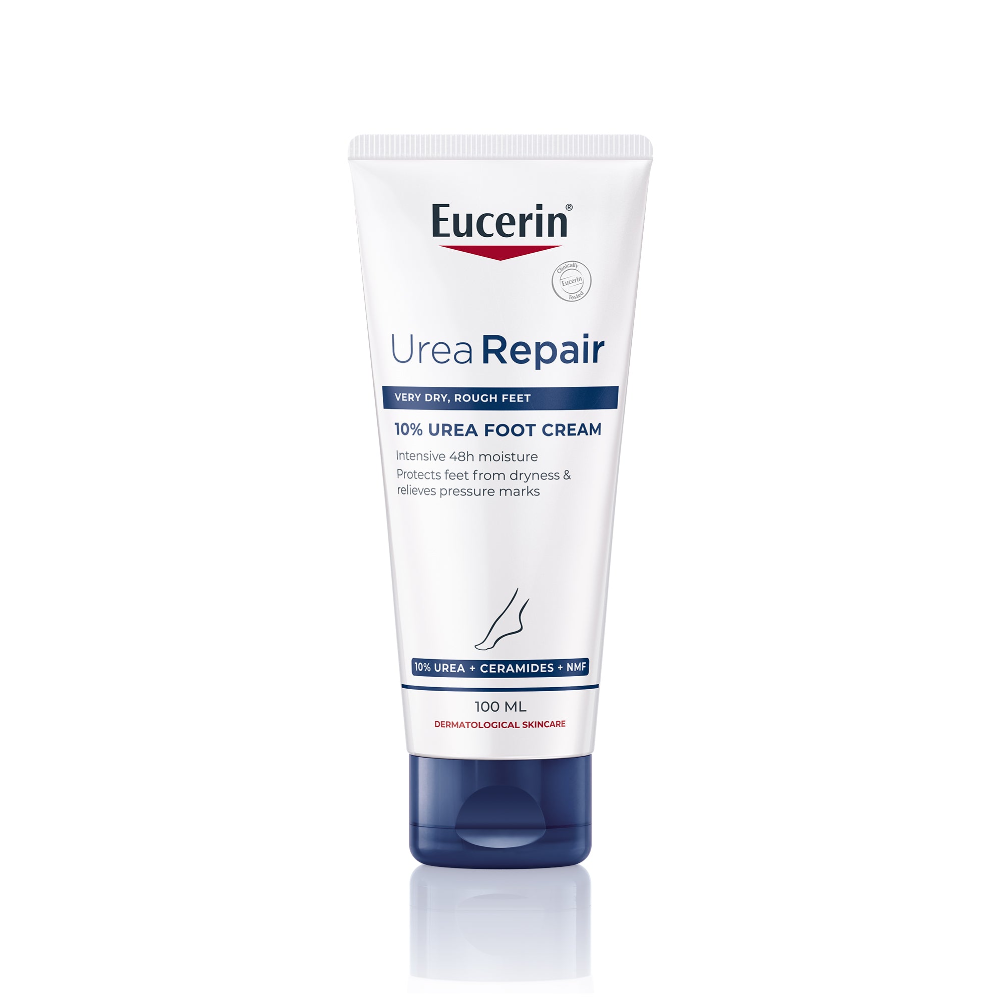 Eucerin UreaRepair Plus 10% Urea Foot Cream with Ceramide, 100ml