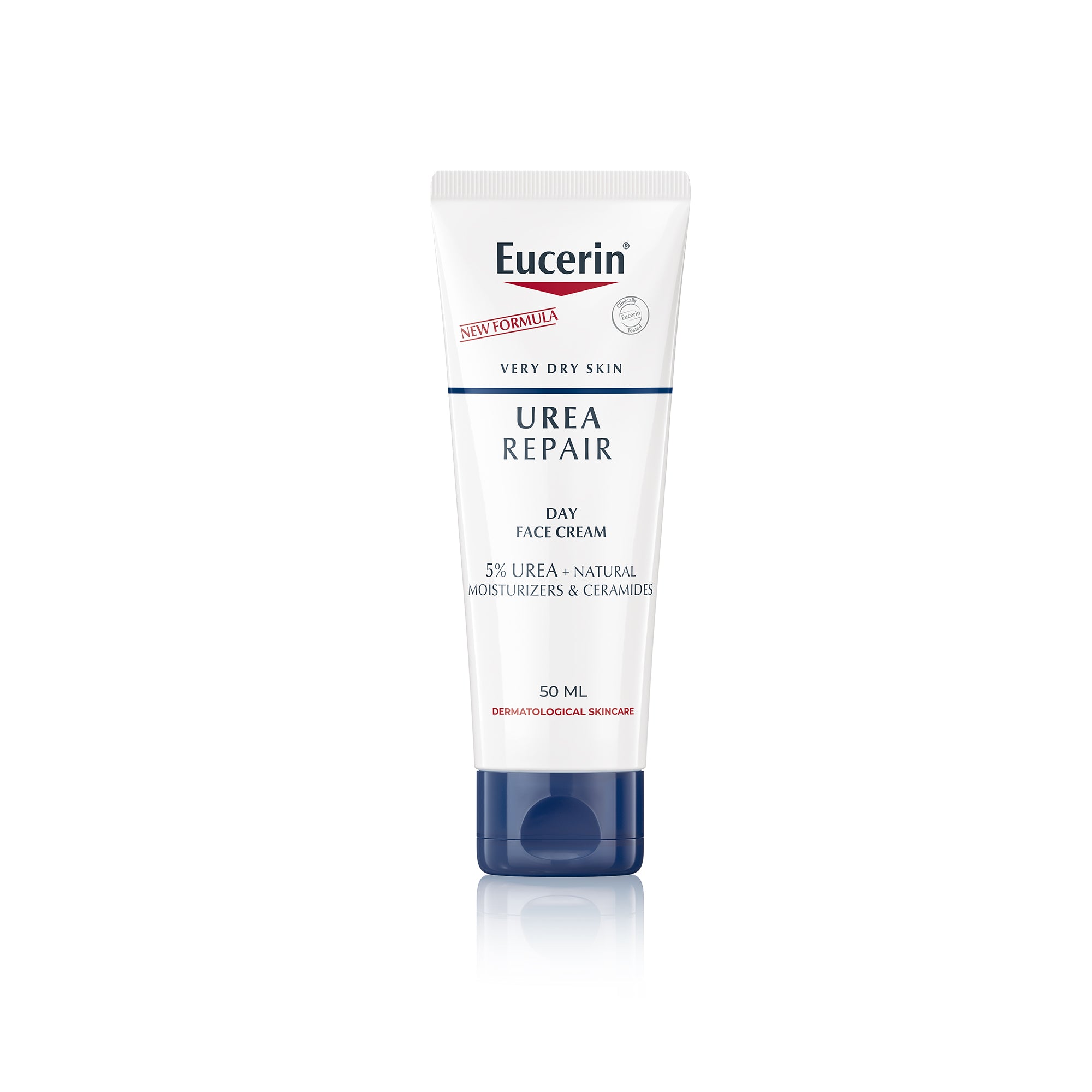 Eucerin UreaRepair Plus 5% Urea Face Cream with Ceramide and Lactate, 50ml
