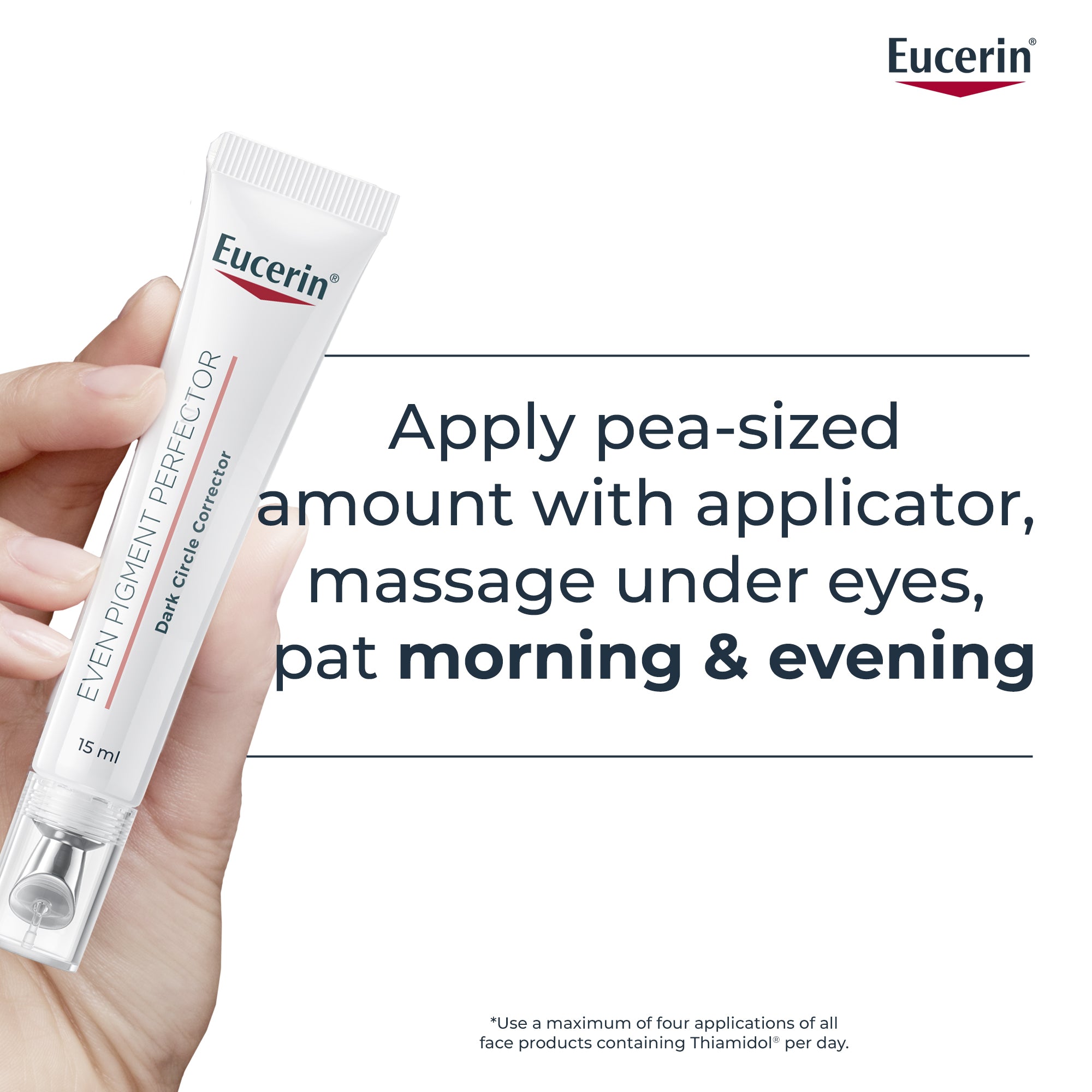 Eucerin Even Pigment Perfector Eye Corrector Dark Circle Illuminating Eye Care Cream, 15ml