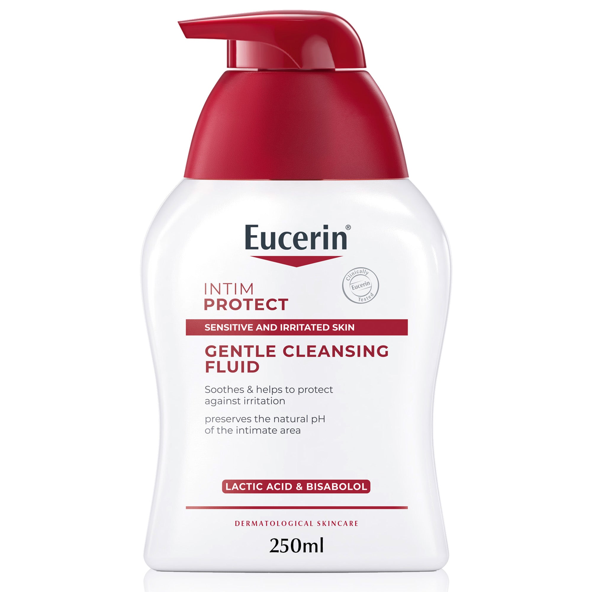 Eucerin pH5 Intim Protect, Intimate Gentle Cleansing Fluid with Lactic Acid, 250ml