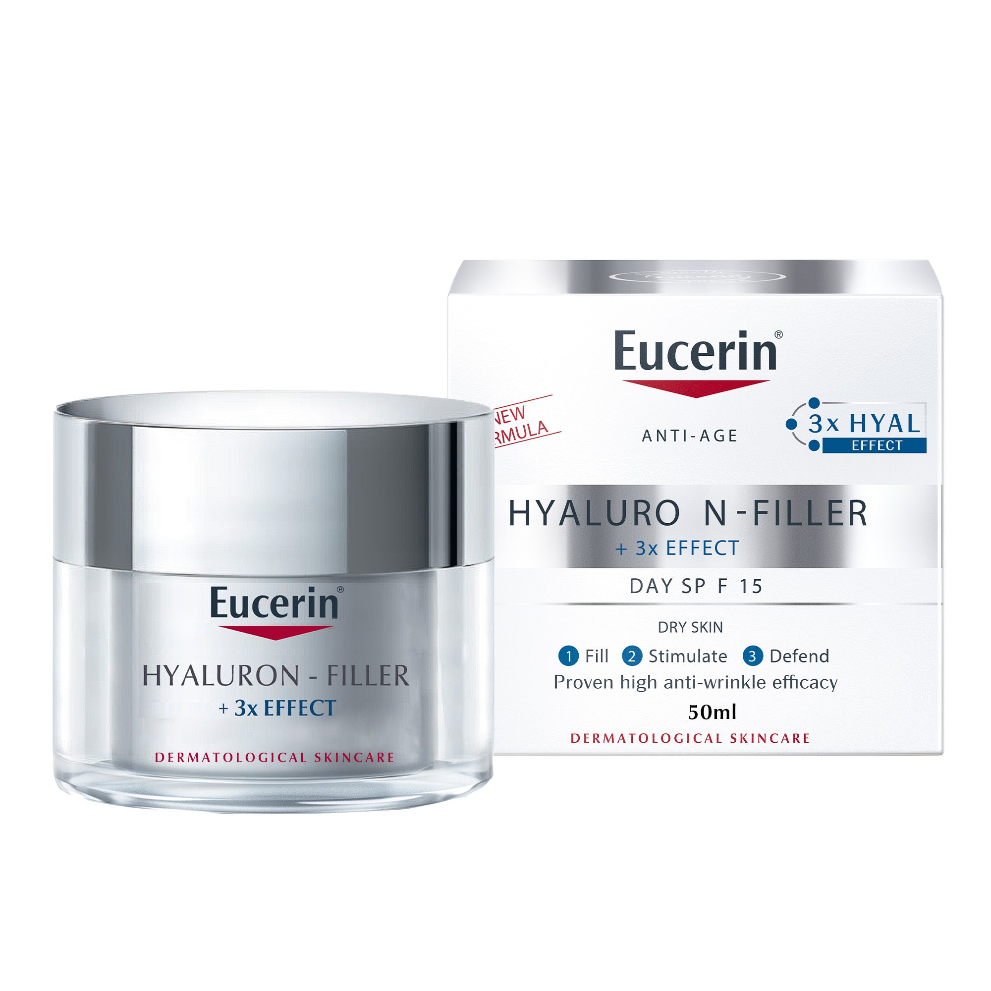 Eucerin Hyaluron Filler Anti-Aging Face Day Cream with Hyaluronic Acid, 50ml