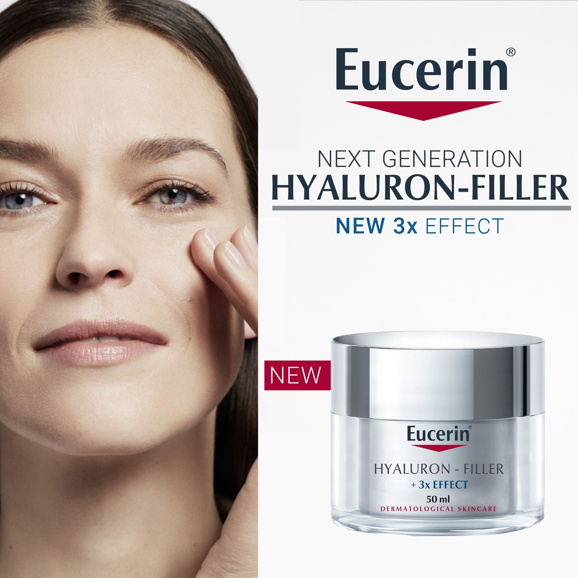 Eucerin Hyaluron Filler Anti-Aging Face Day Cream with Hyaluronic Acid, 50ml