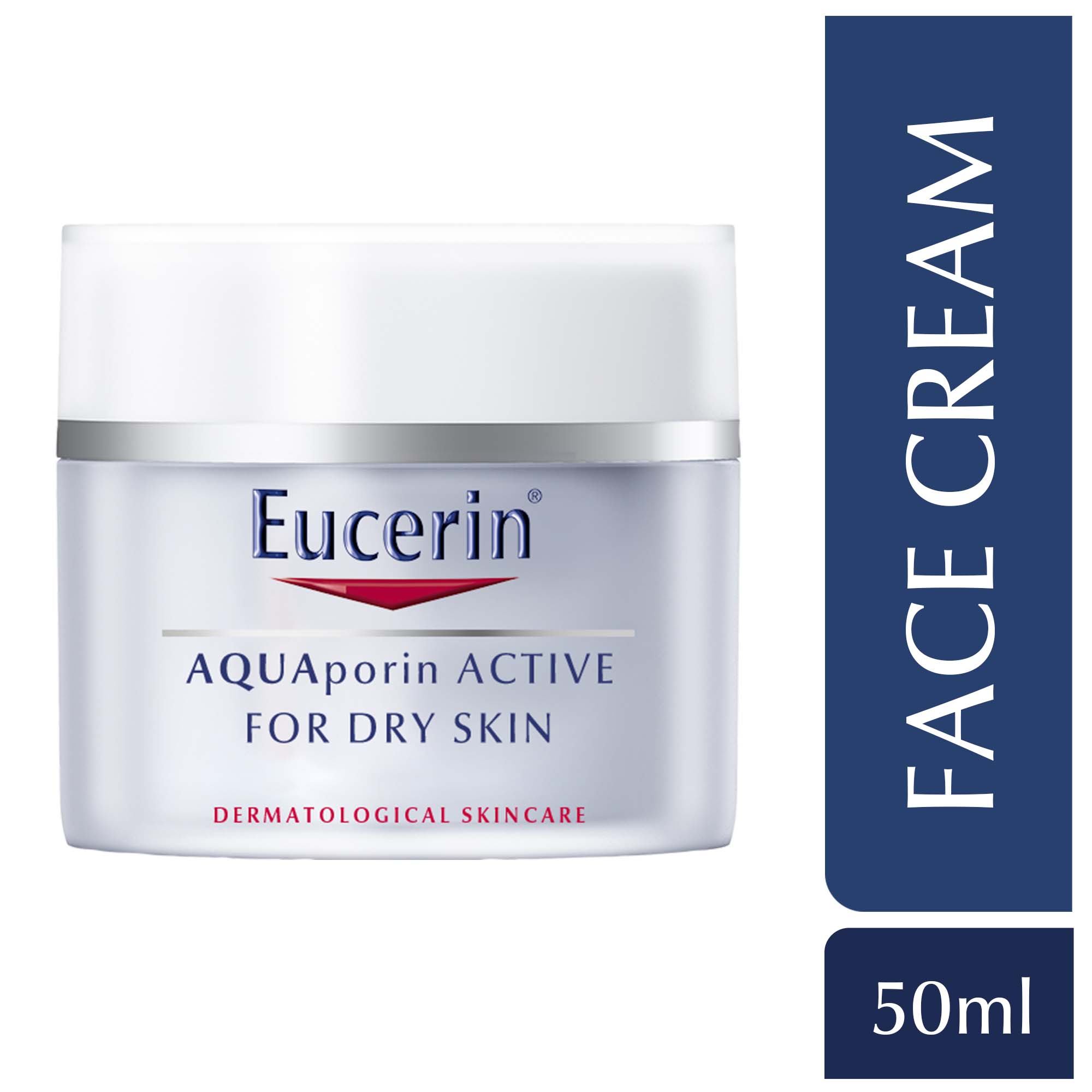 Eucerin Aquaporin Active Rich Face Day Cream with Gluco-Glycerol and Hyaluronic Acid, 50ml