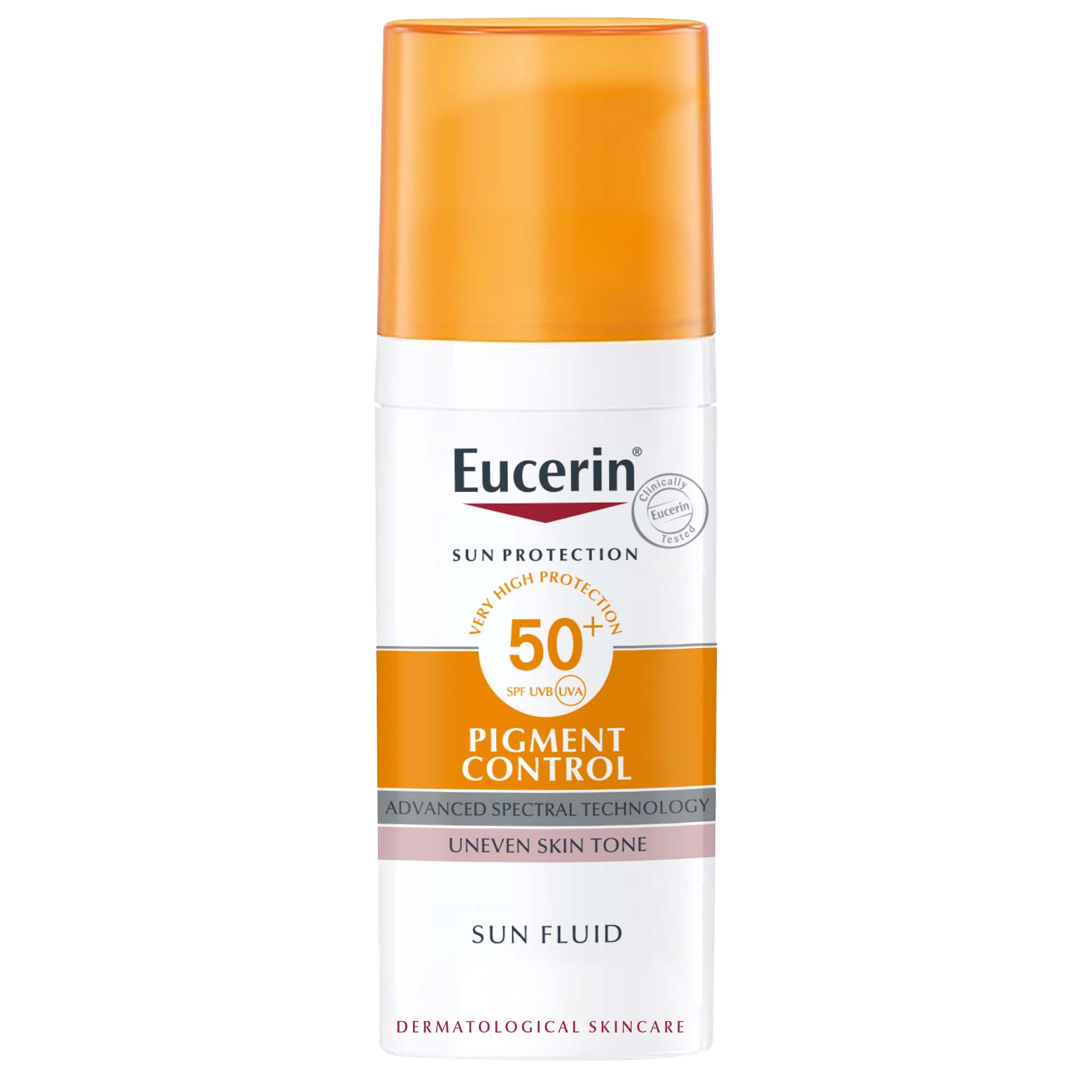 Eucerin Face Sunscreen Even Pigment Perfector Pigment Control Sun Fluid with Thiamidol, High UVA/UVB Protection, SPF50+, 50ml