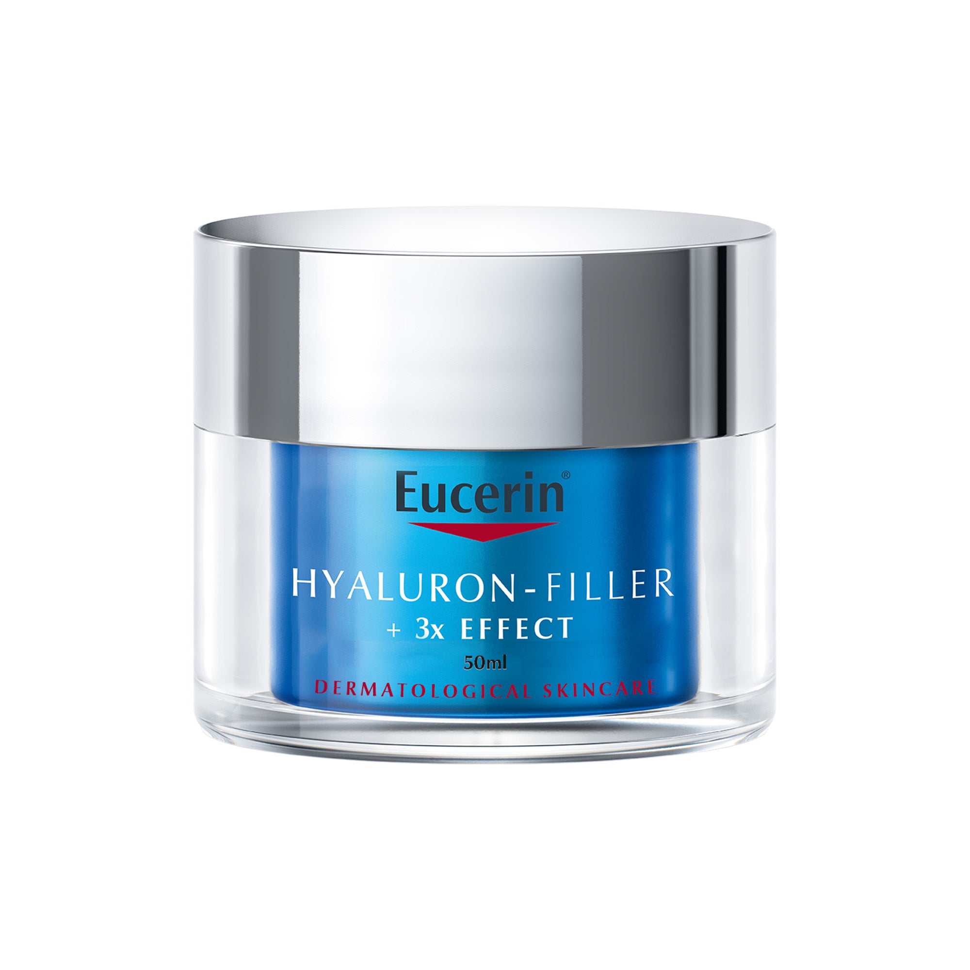 Eucerin Hyaluron Filler Night Booster with Hyaluronic Acid and Vitamin E, 72-Hour Moisturization Night Face Cream,  50ml