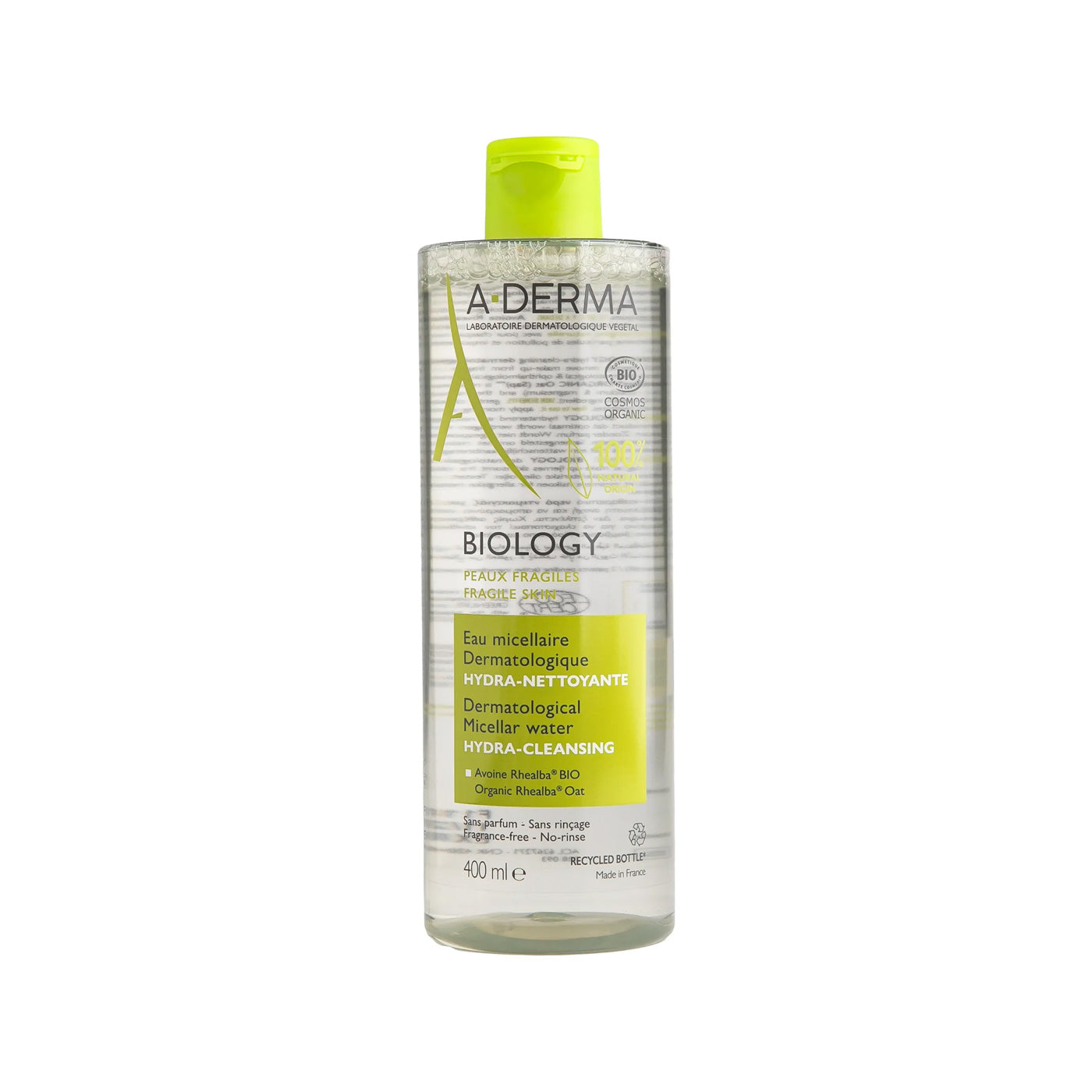 A-derma Biology Hydra-cleansing dermatological micellar water 400ML