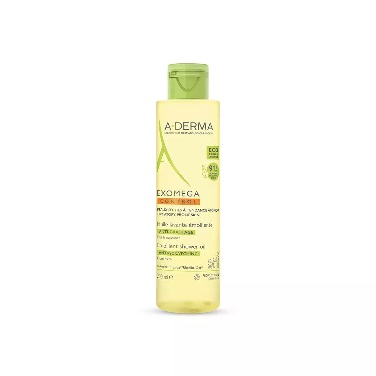 A-derma Exomega Control Emollient Shower Oil 200ML