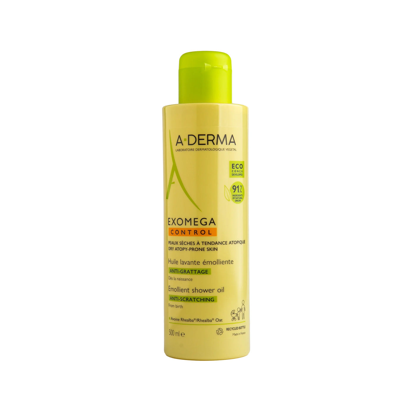 A-derma Exomega control Anti-itch emollient washing oil 500ML
