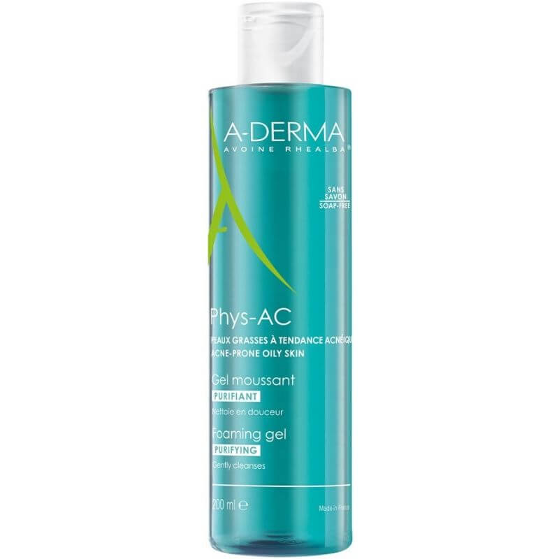 A-derma Phys-AC Purifying Foaming Gel 200ML
