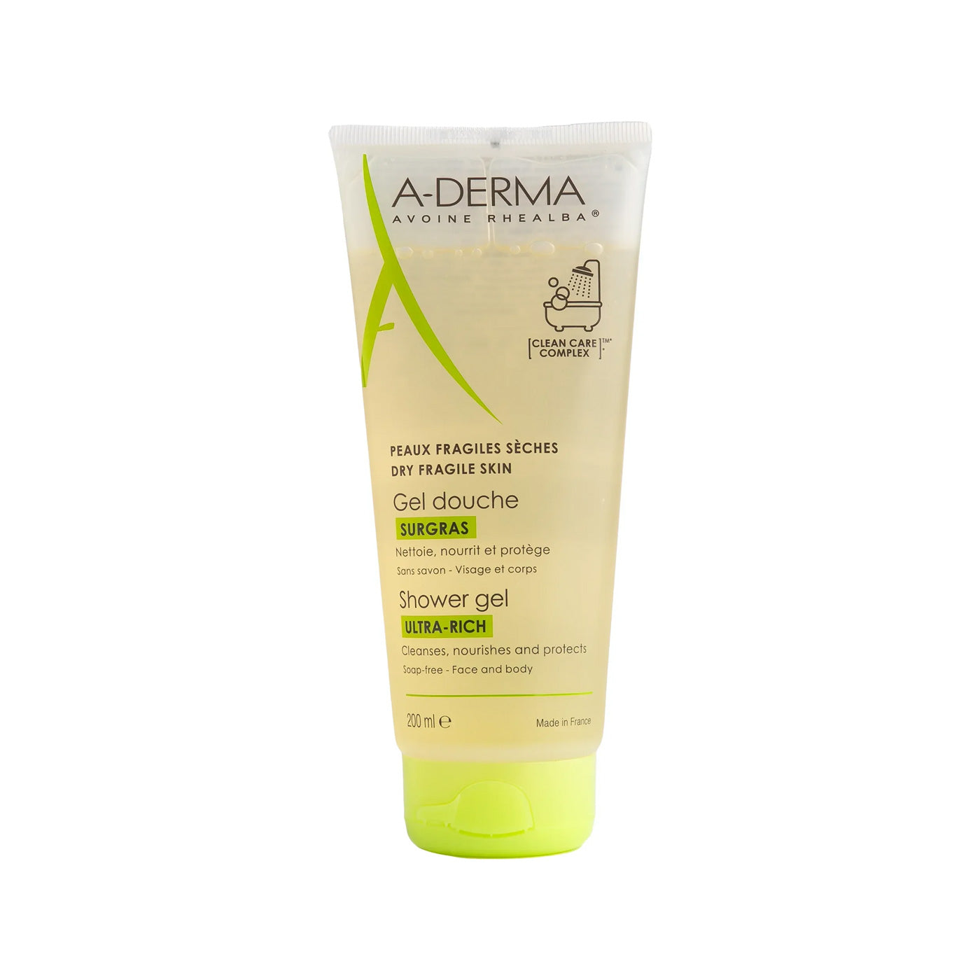 A-derma Superfatted Soap Free Shower Gel 200ML
