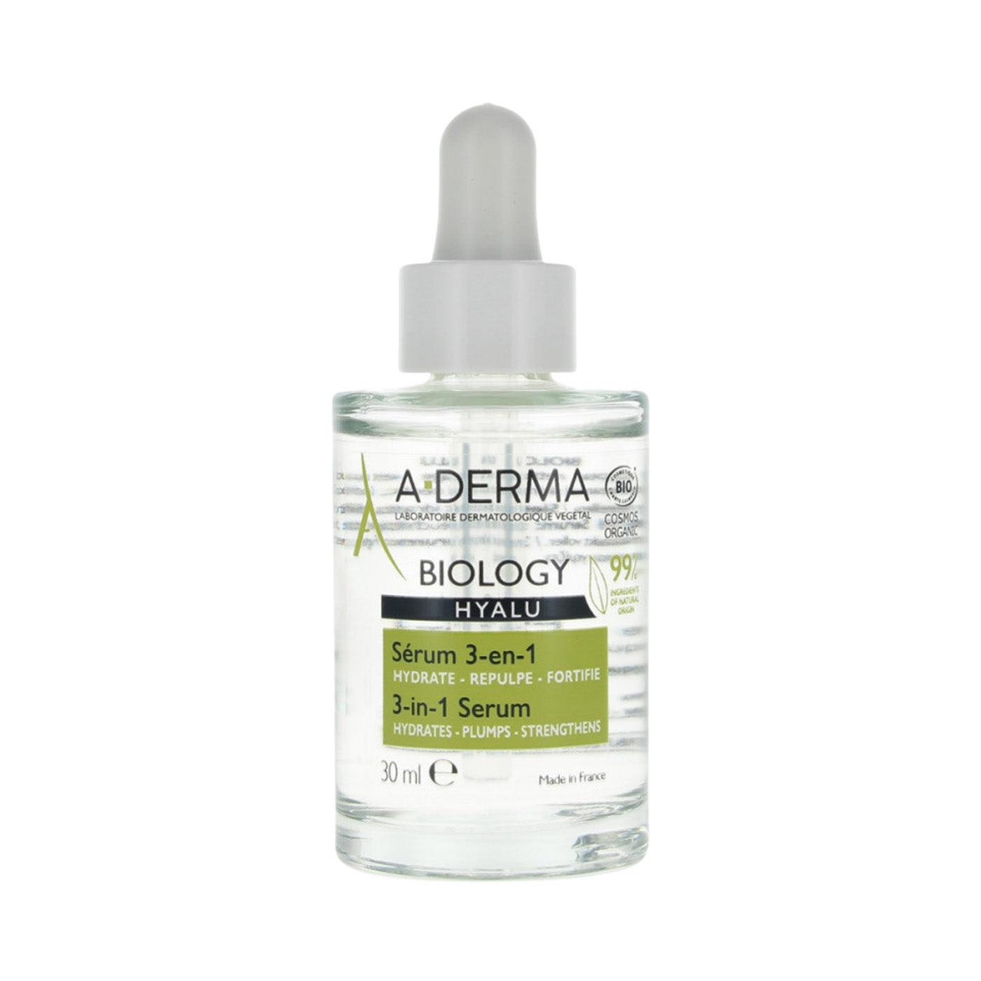 A-derma Biology Hyalu 3 in 1 Serum with Hyaluronic Acid 30ML