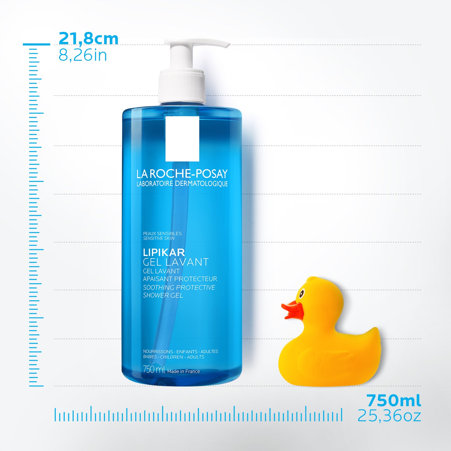 La Roche-Posay Lipikar Gel Lavant Shower Gel For Dry Skin 750ml